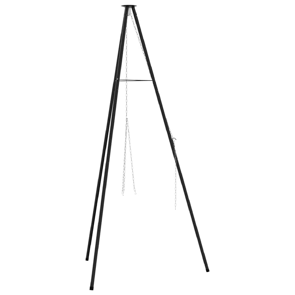 Kampvuur tripod Zwart 92 x 92 x 191,5 cm Staal is nu te koop bij PeponiXL, paradijselijk wonen!
