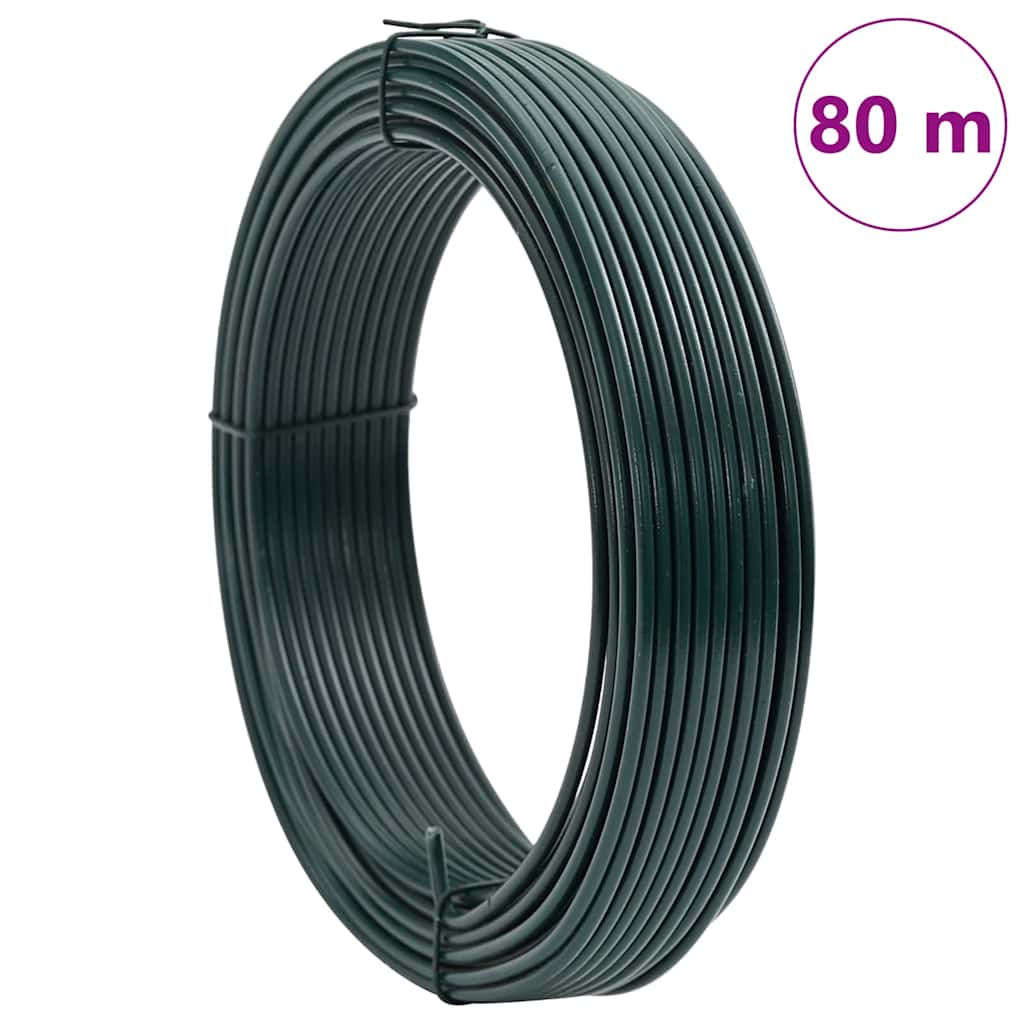 Hek binddraad Groen 80 m PVC is nu te koop bij PeponiXL, paradijselijk wonen!