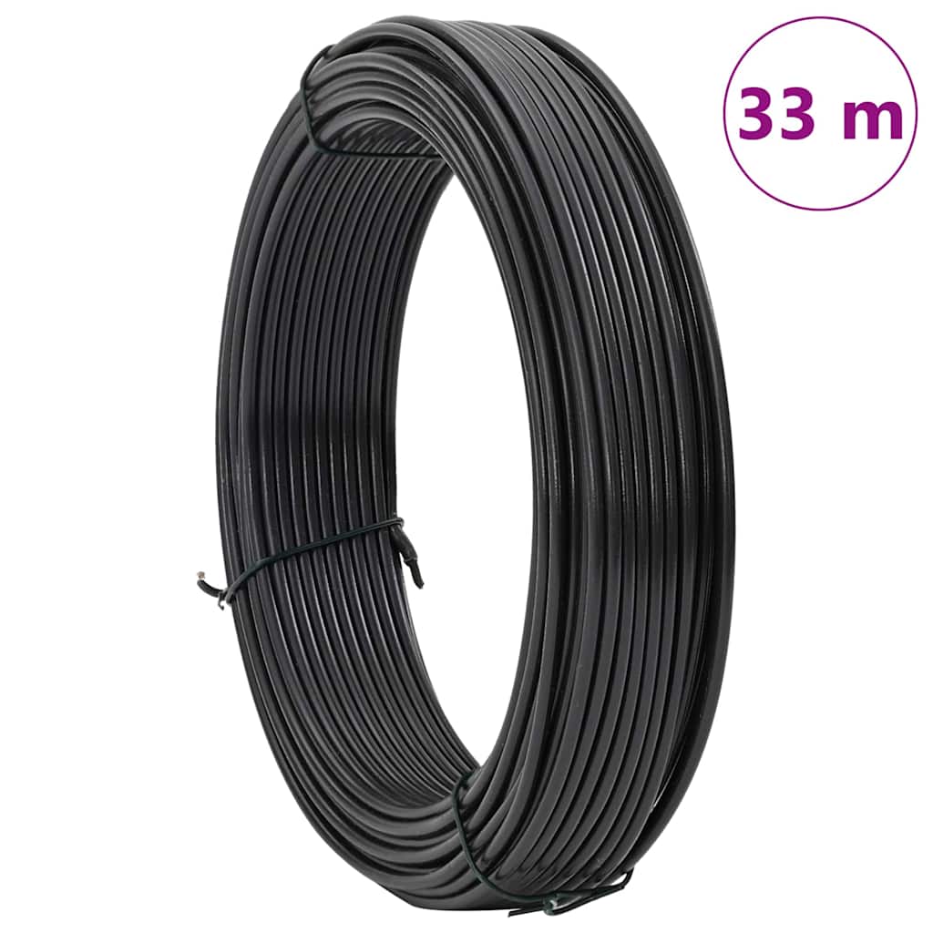 Hek binddraad Antraciet 33 m PVC is nu te koop bij PeponiXL, paradijselijk wonen!