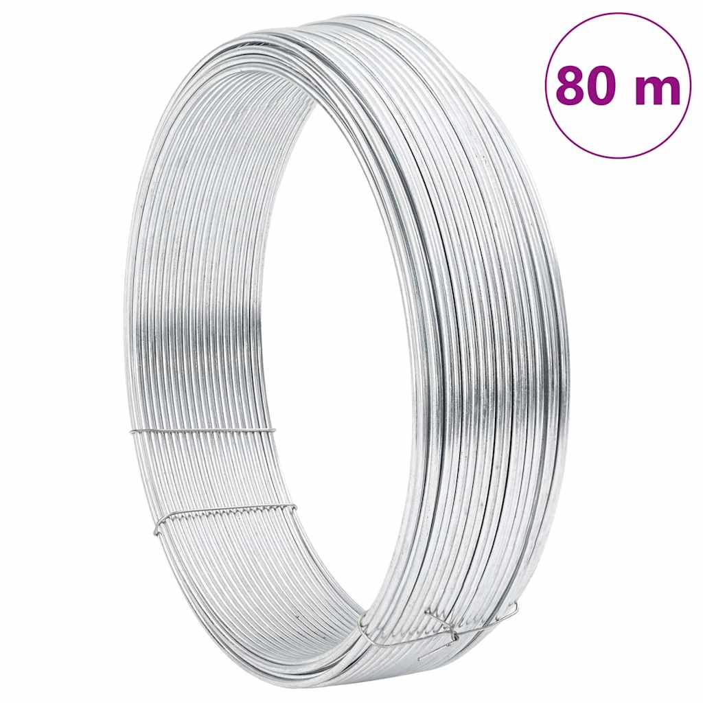 Hek binddraad Zilver 80 m Warm verzinkte draad is nu te koop bij PeponiXL, paradijselijk wonen!
