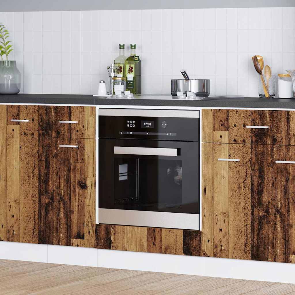 Hangkast met opslag Oudhout 60 x 46 x 81,5 cm Bewerkt hout is nu te koop bij PeponiXL, paradijselijk wonen!