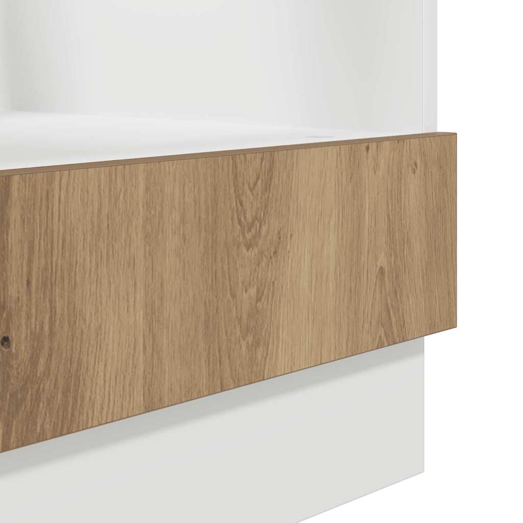 Hangkast Artisan Eiken 60 x 46 x 81,5 cm Bewerkt hout is nu te koop bij PeponiXL, paradijselijk wonen!