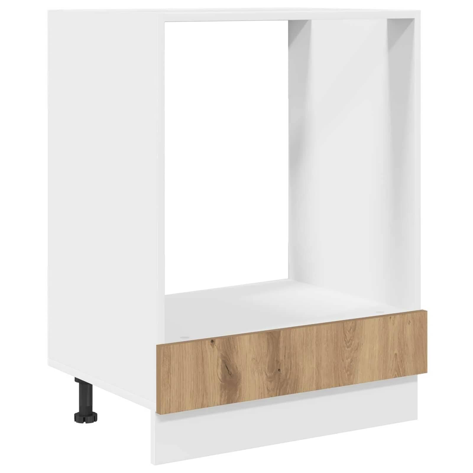 Hangkast Artisan Eiken 60 x 46 x 81,5 cm Bewerkt hout is nu te koop bij PeponiXL, paradijselijk wonen!