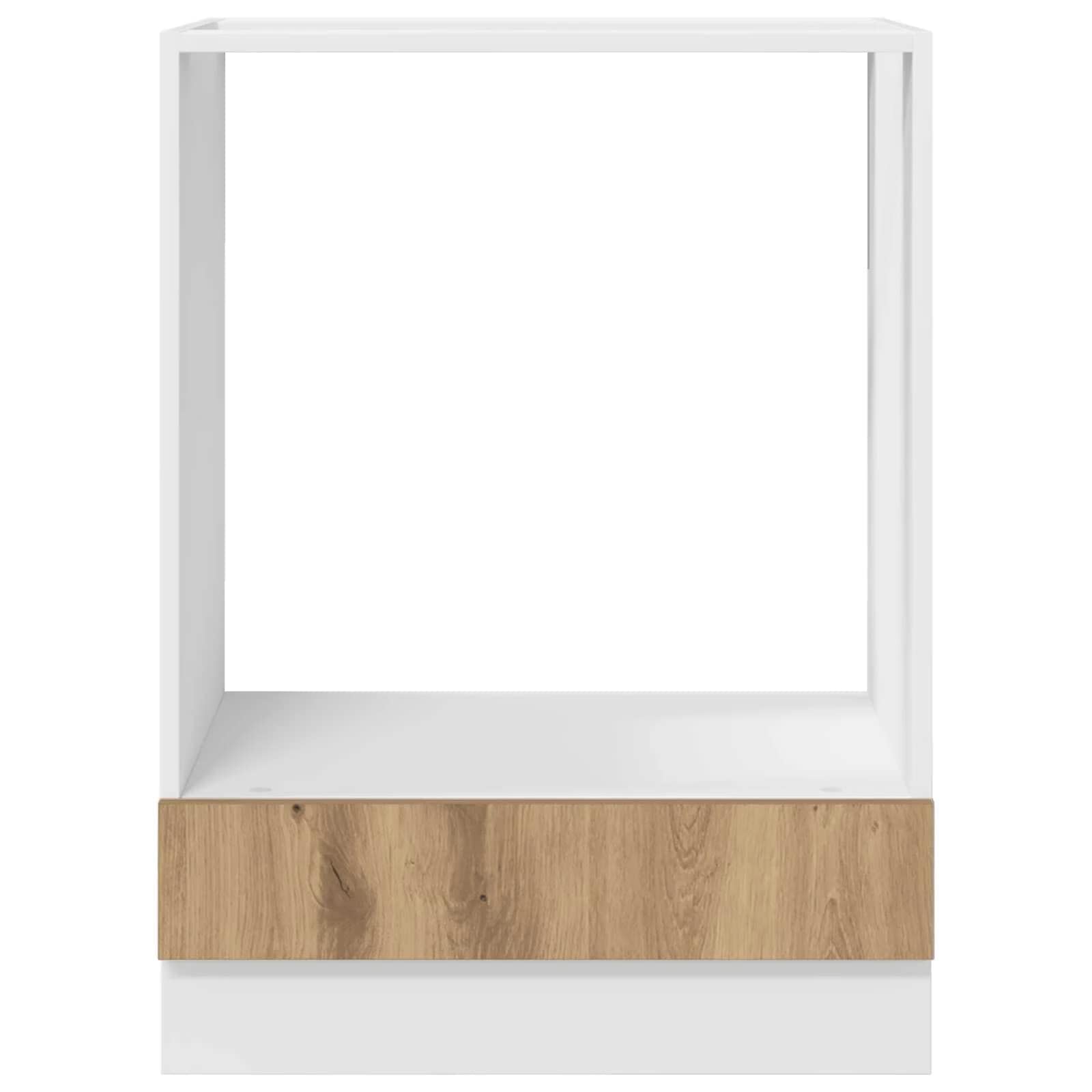 Hangkast Artisan Eiken 60 x 46 x 81,5 cm Bewerkt hout is nu te koop bij PeponiXL, paradijselijk wonen!