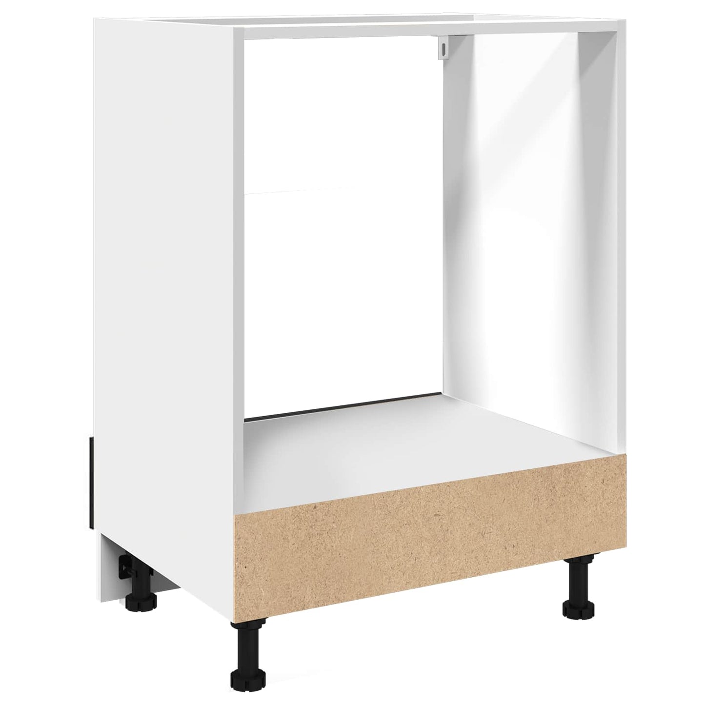 Hangkast met opslag Zwart Eiken 60 x 46 x 81,5 cm Bewerkt hout is nu te koop bij PeponiXL, paradijselijk wonen!