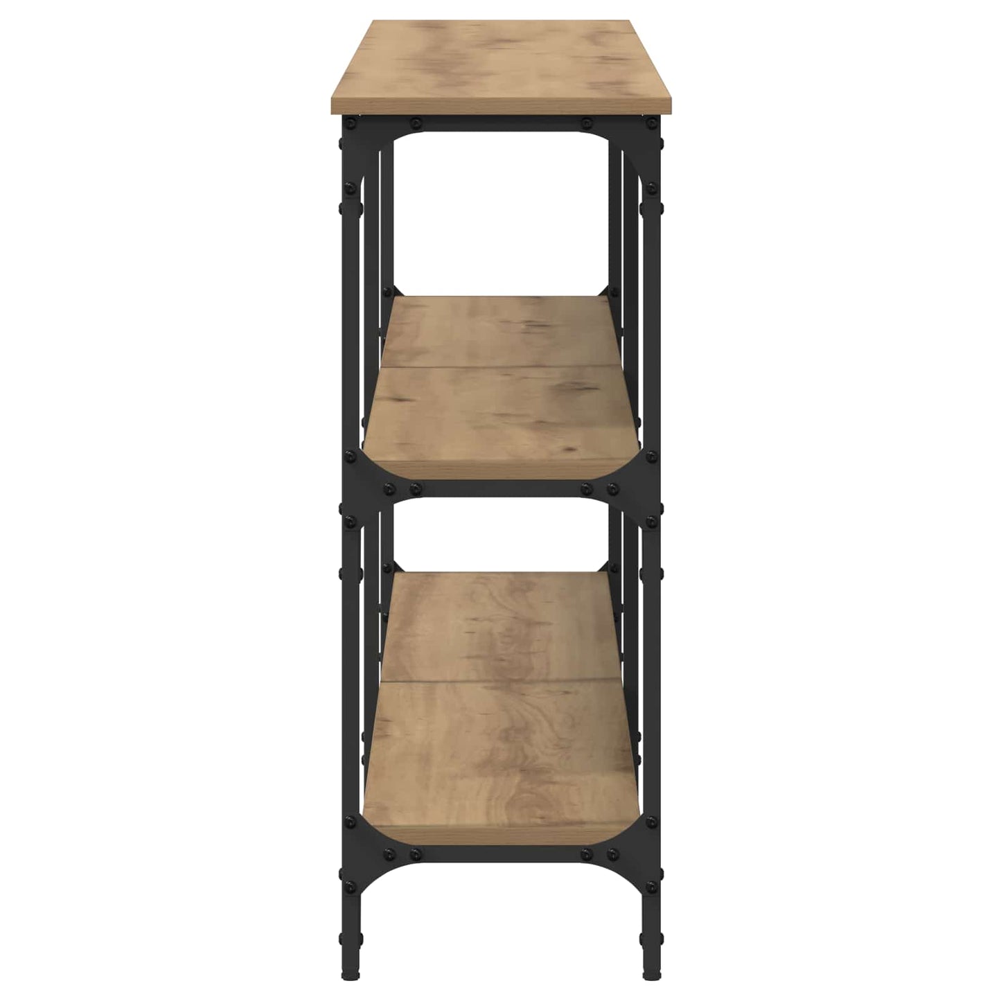 Wandtafel artisanaal eikenkleurig 200 x 29 x 75 cm is nu te koop bij PeponiXL, paradijselijk wonen!