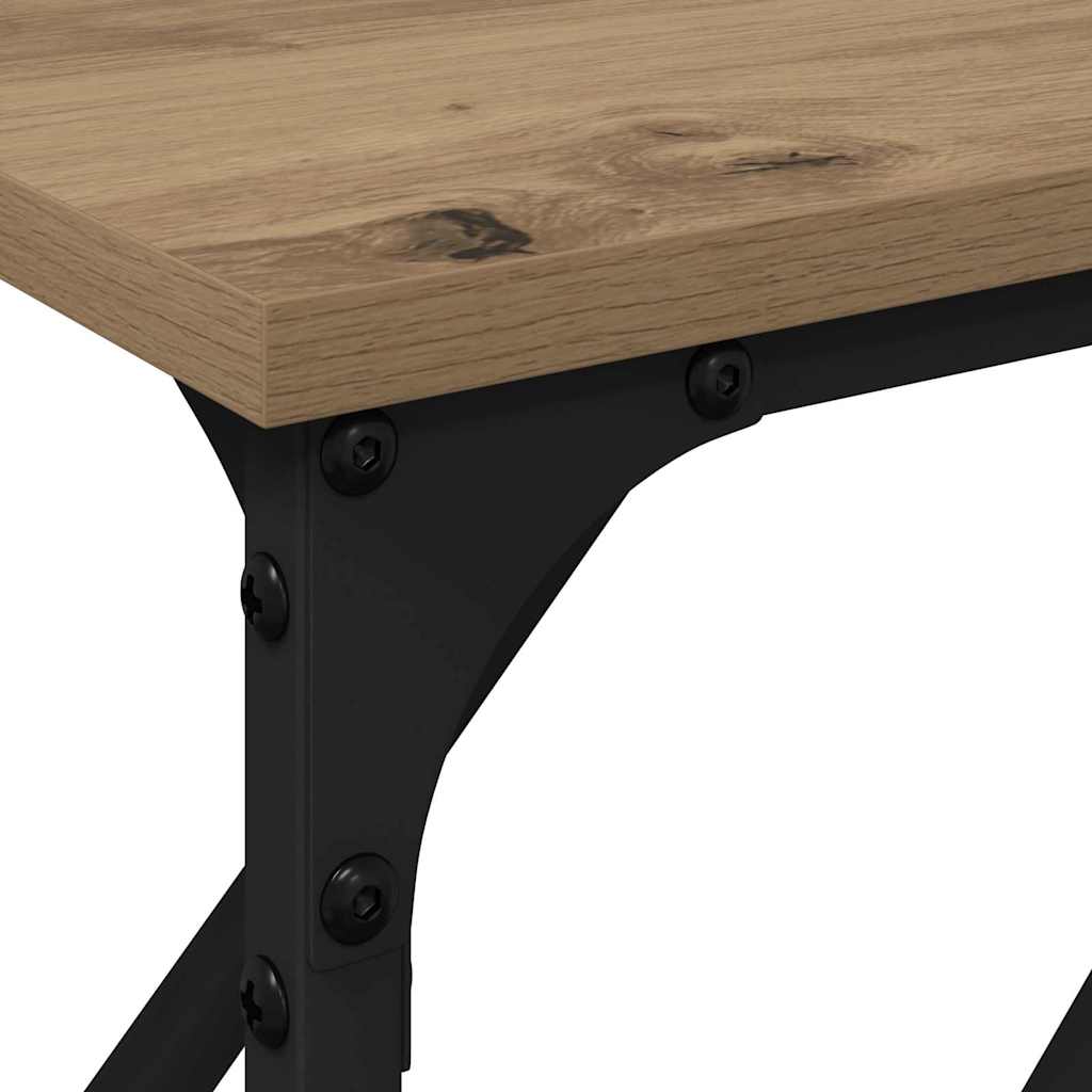 Wandtafel artisanaal eikenkleurig 180 x 23 x 75 cm is nu te koop bij PeponiXL, paradijselijk wonen!