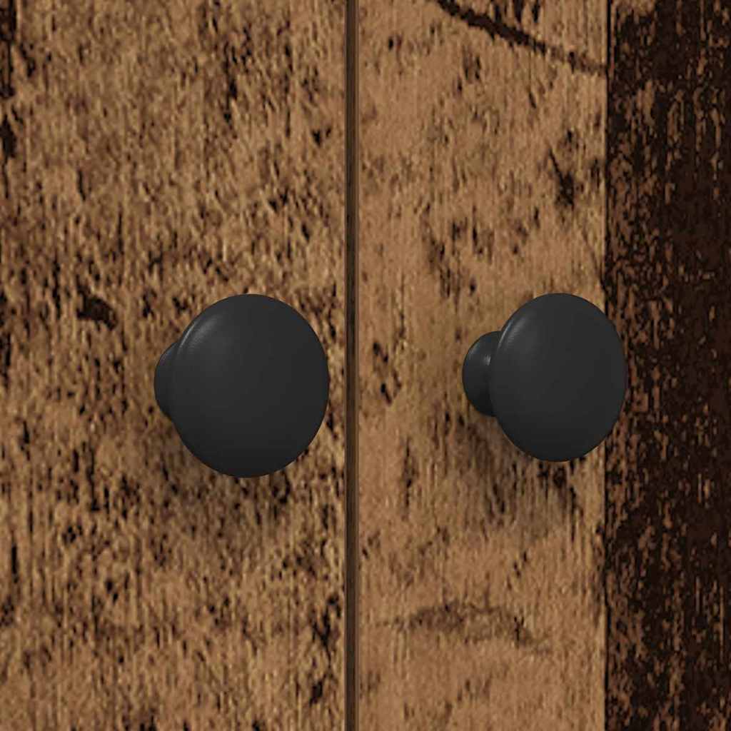 Wasmachinekast Oudhout 68 x 48,5 x 194 cm Bewerkt hout is nu te koop bij PeponiXL, paradijselijk wonen!