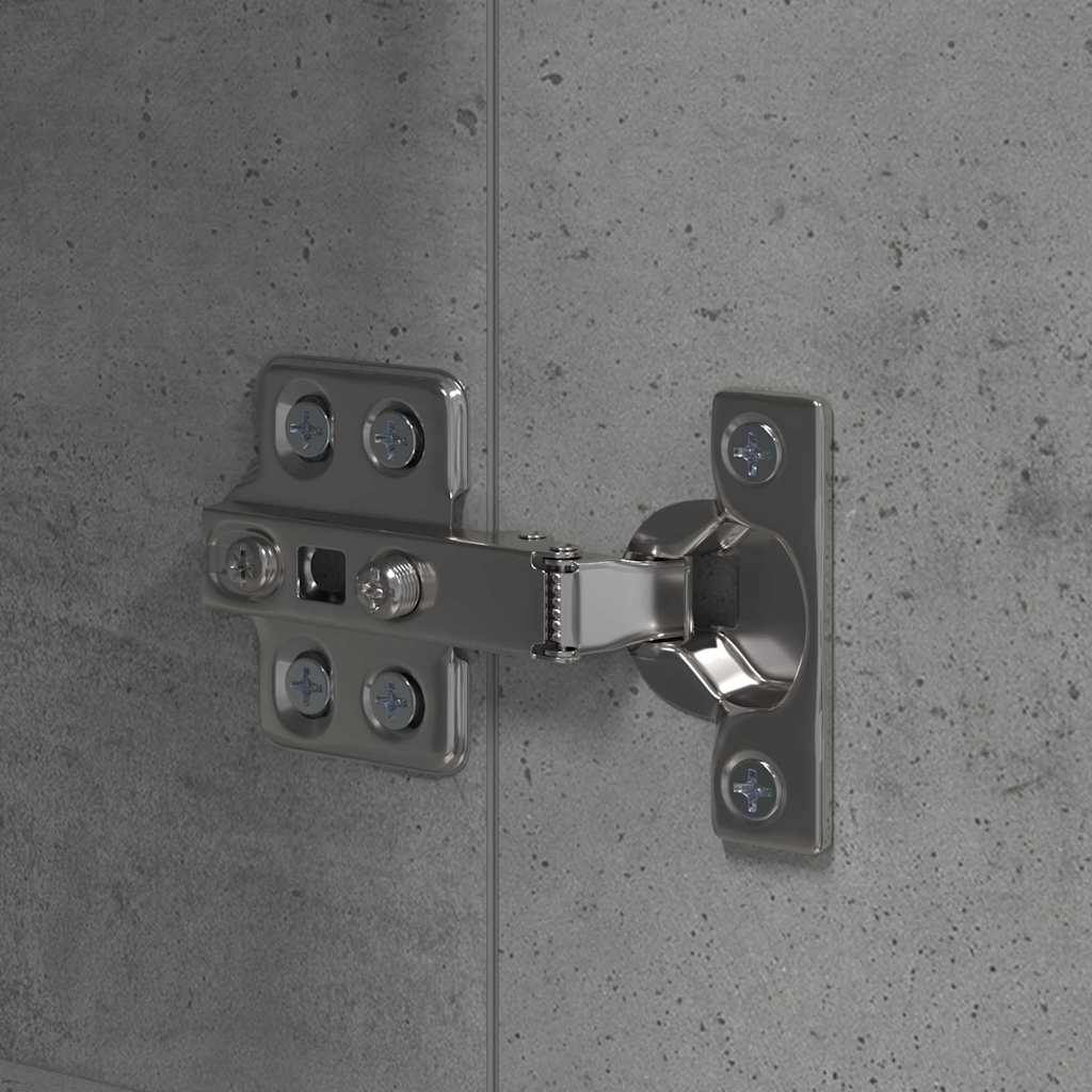 Keukenkast met lade Grijs 35 x 50 x 180 cm Bewerkt hout is nu te koop bij PeponiXL, paradijselijk wonen!