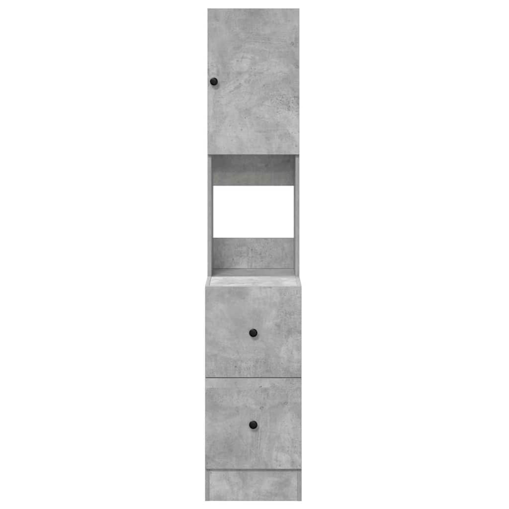 Keukenkast met lade Grijs 35 x 50 x 180 cm Bewerkt hout is nu te koop bij PeponiXL, paradijselijk wonen!