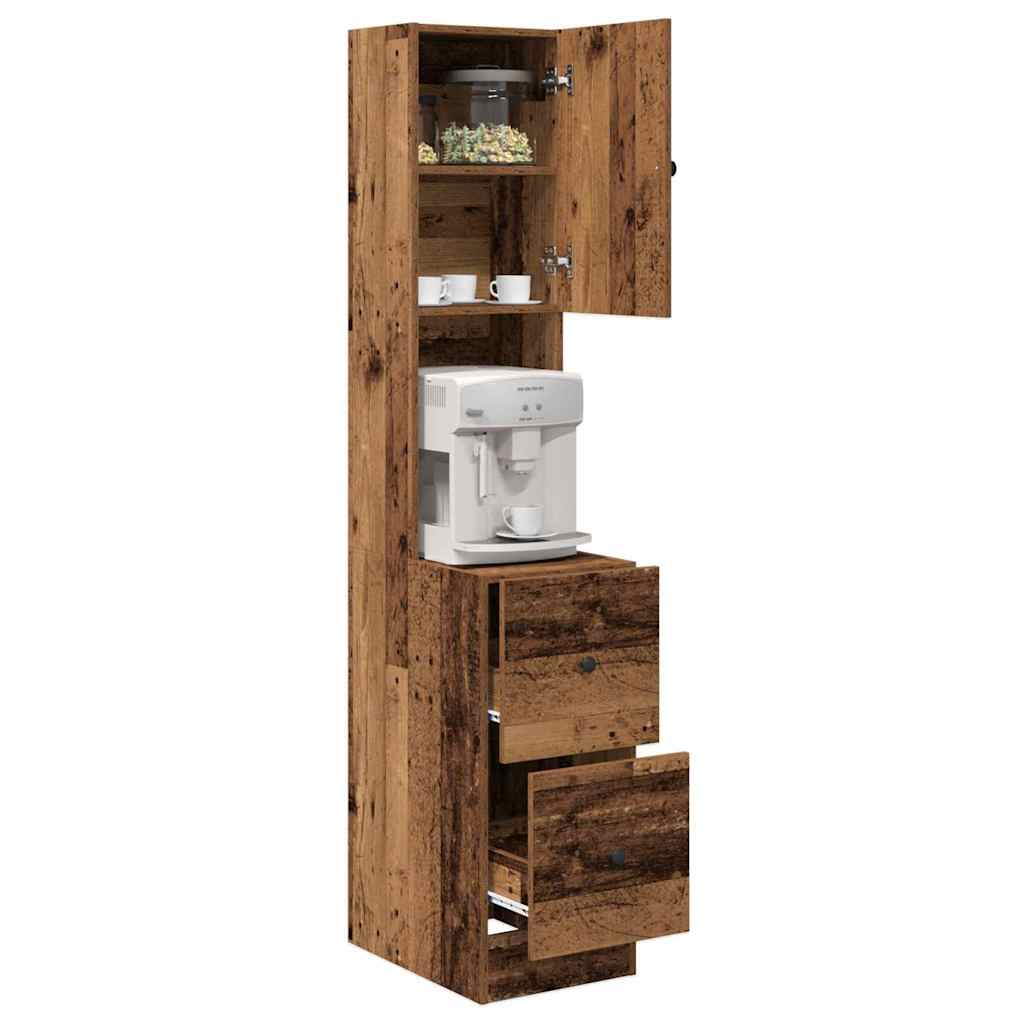 Keukenbuffet met lade met plank Oudhout 32 x 50 x 180 cm is nu te koop bij PeponiXL, paradijselijk wonen!