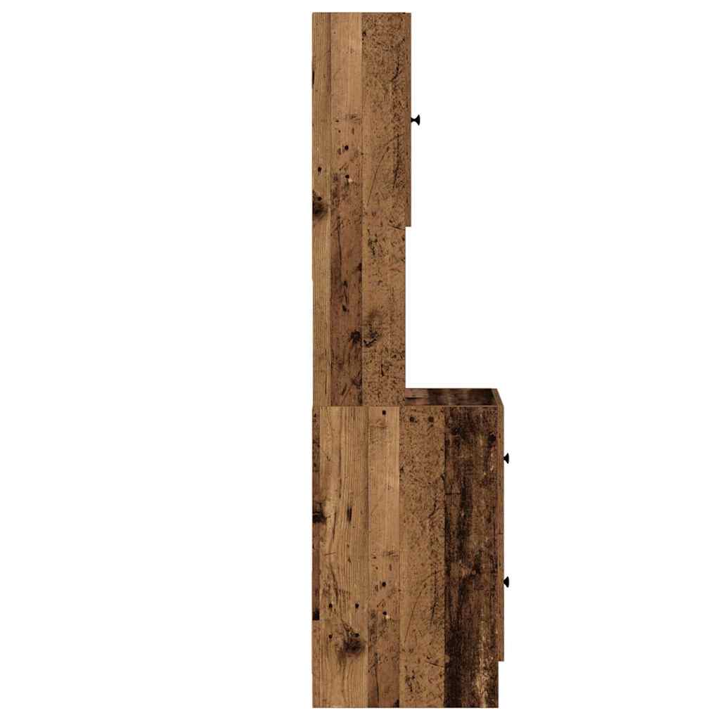 Keukenbuffet met lade met plank Oudhout 32 x 50 x 180 cm is nu te koop bij PeponiXL, paradijselijk wonen!