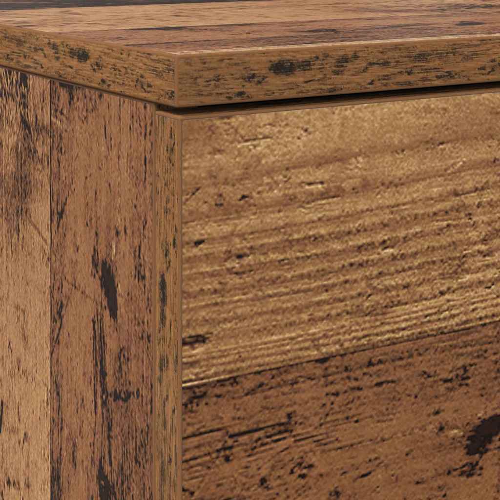 Schoenenkast 100,5 x 28 x 100 cm Bewerkt hout Oudhout