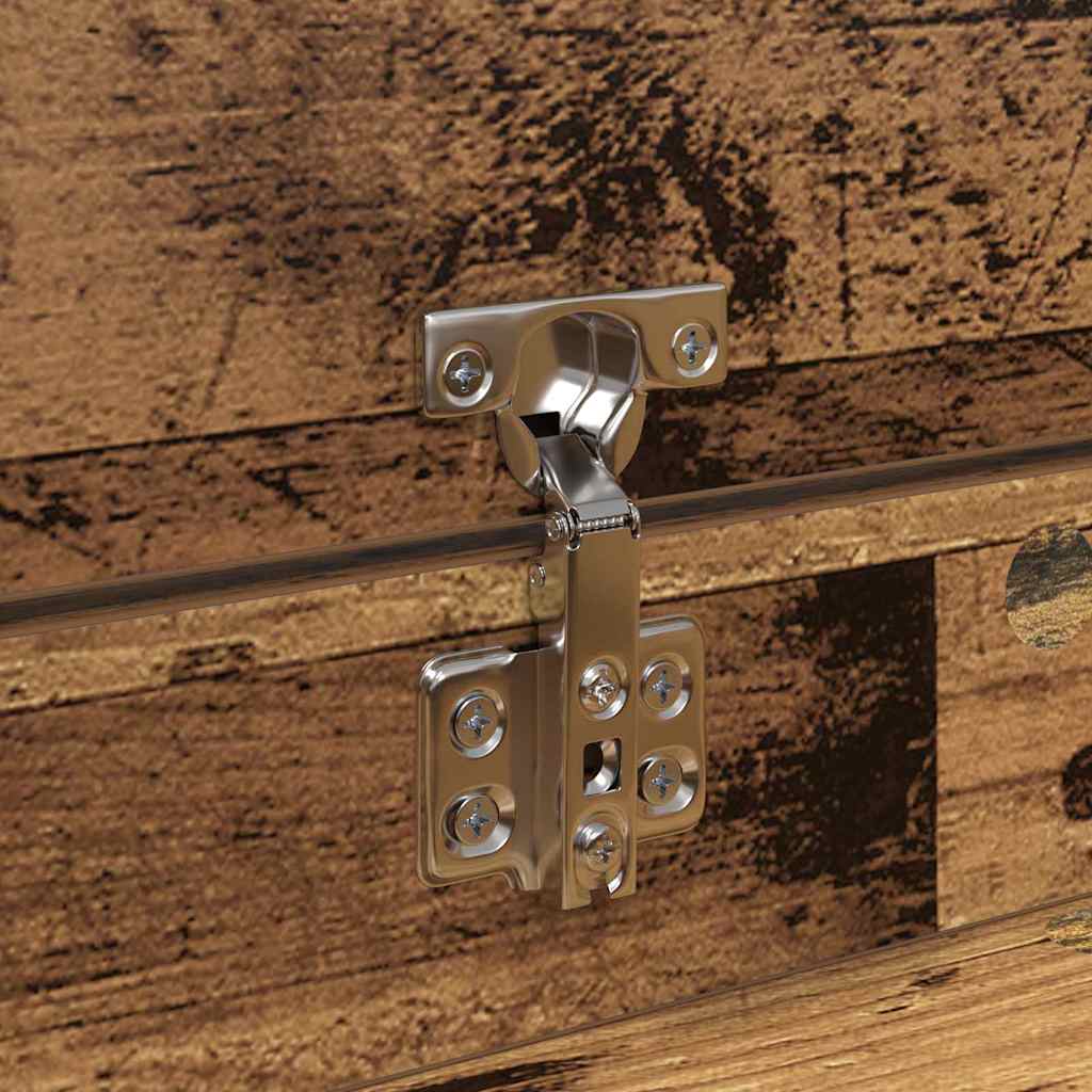 Schoenenkast 100,5 x 28 x 100 cm Bewerkt hout Oudhout