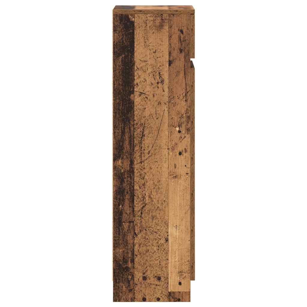 Schoenenkast 100,5 x 28 x 100 cm Bewerkt hout Oudhout