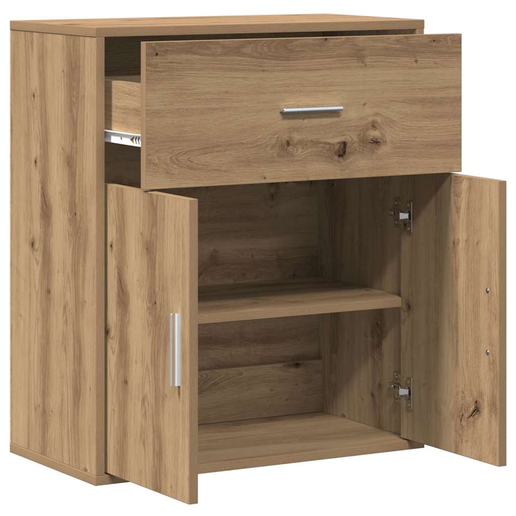 Dressoir met lade Artisan Eiken 60 x 31 x 70 cm Bewerkt hout is nu te koop bij PeponiXL, paradijselijk wonen!
