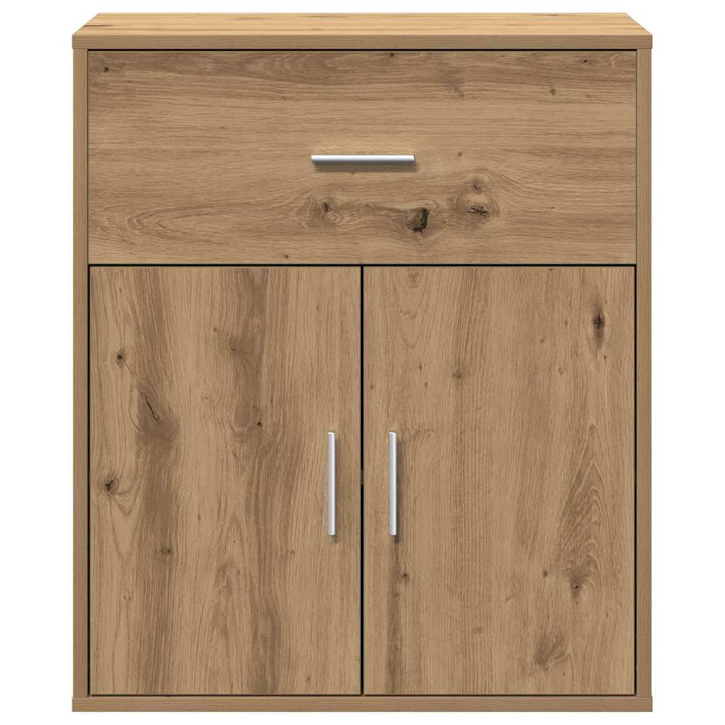 Dressoir met lade Artisan Eiken 60 x 31 x 70 cm Bewerkt hout is nu te koop bij PeponiXL, paradijselijk wonen!