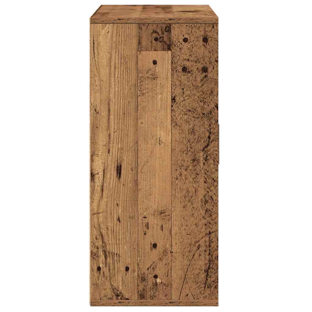 Dressoir met lade Oudhout 60 x 31 x 70 cm Bewerkt hout is nu te koop bij PeponiXL, paradijselijk wonen!