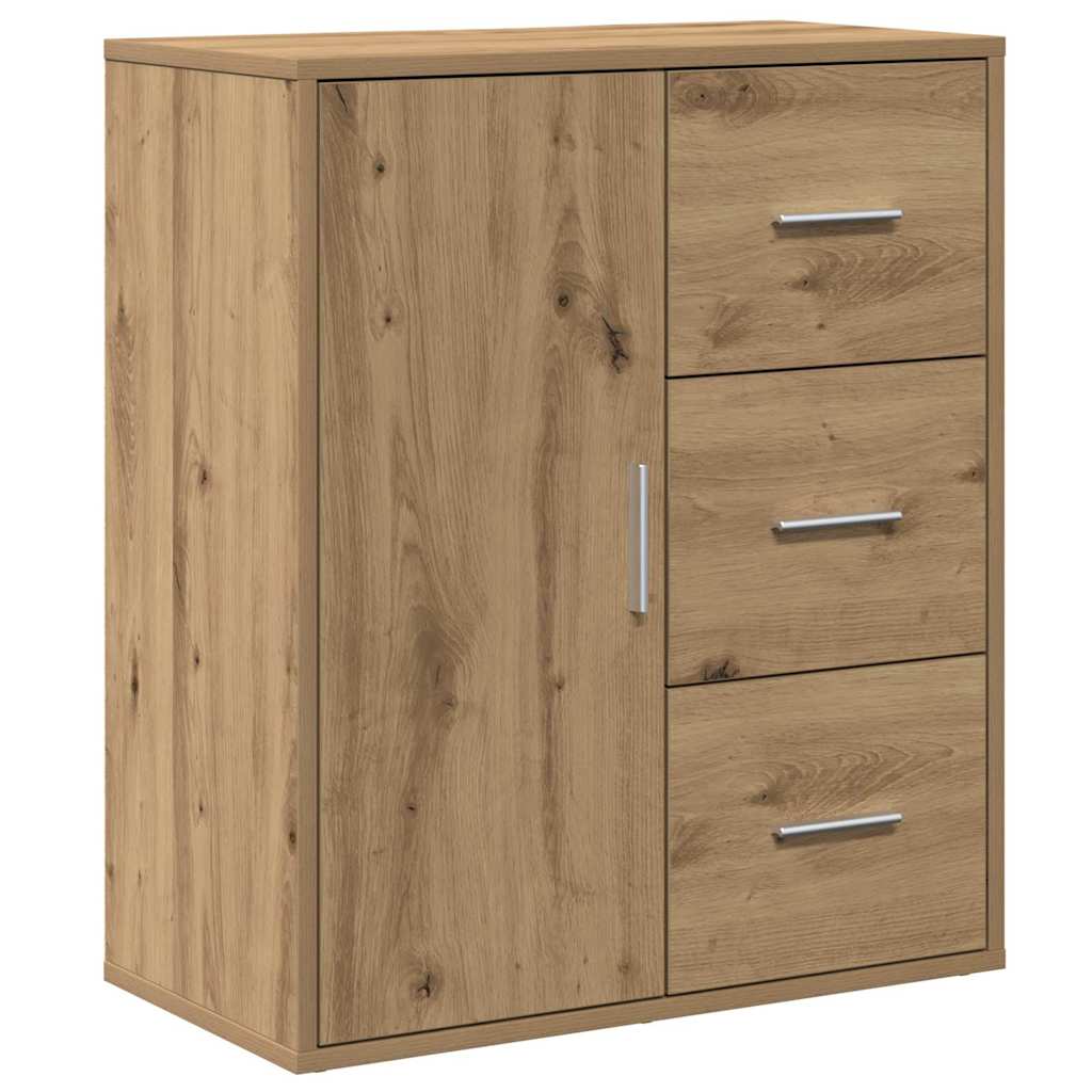 Dressoir met lade Artisan Eiken 60 x 31 x 70 cm Bewerkt hout is nu te koop bij PeponiXL, paradijselijk wonen!
