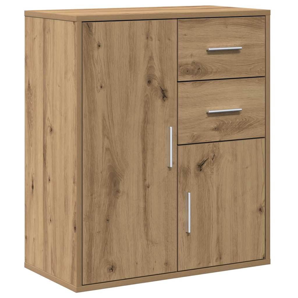Dressoir met lade Artisan Eiken 60 x 31 x 70 cm Bewerkt hout is nu te koop bij PeponiXL, paradijselijk wonen!