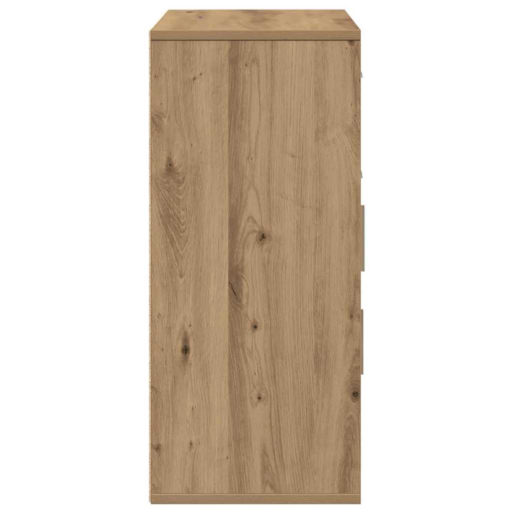 Dressoir met lade Artisan Eiken 60 x 31 x 70 cm Bewerkt hout is nu te koop bij PeponiXL, paradijselijk wonen!