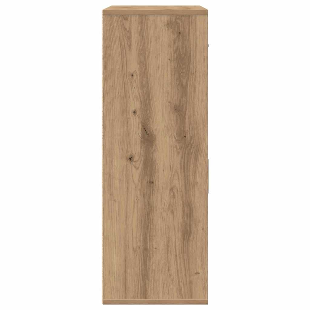 Dressoir met lade Artisan Eiken 60 x 30 x 84 cm Bewerkt hout is nu te koop bij PeponiXL, paradijselijk wonen!