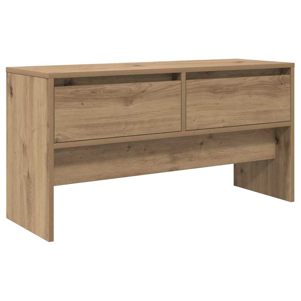 Halmeubelset met lade 4 pcs Ambachtelijk eiken Bewerkt hout is nu te koop bij PeponiXL, paradijselijk wonen!