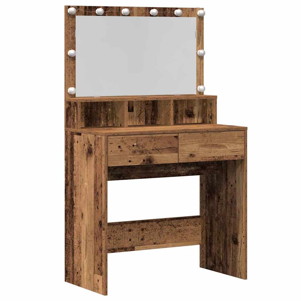 Plafondtafel met lade Oudhout 80 x 41 x 134,5 cm Bewerkt hout is nu te koop bij PeponiXL, paradijselijk wonen!