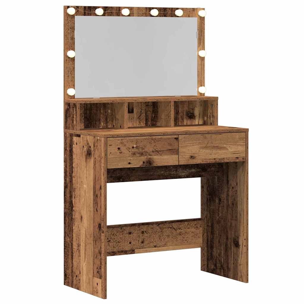 Plafondtafel met lade Oudhout 80 x 41 x 134,5 cm Bewerkt hout is nu te koop bij PeponiXL, paradijselijk wonen!
