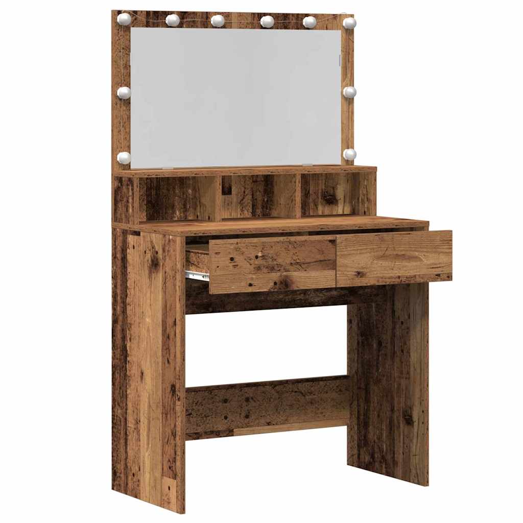 Plafondtafel met lade Oudhout 80 x 41 x 134,5 cm Bewerkt hout is nu te koop bij PeponiXL, paradijselijk wonen!