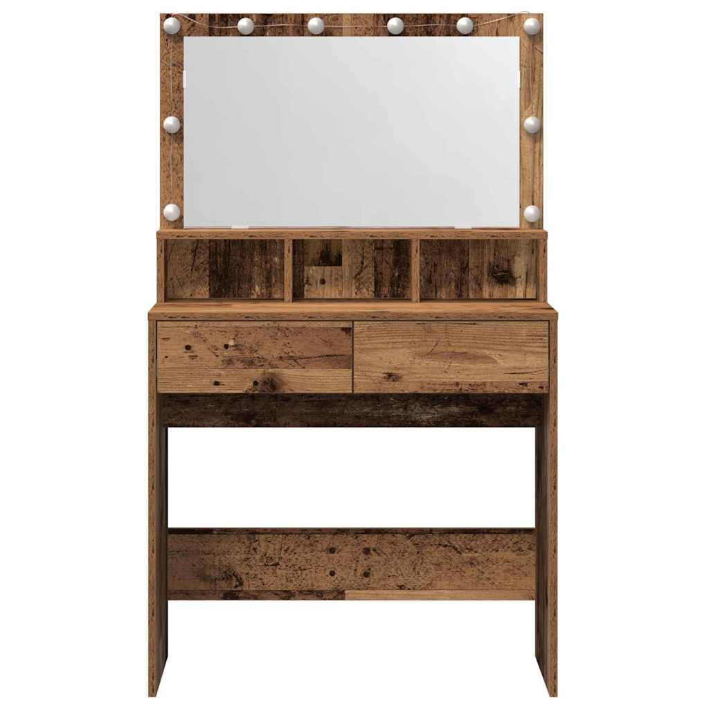 Plafondtafel met lade Oudhout 80 x 41 x 134,5 cm Bewerkt hout is nu te koop bij PeponiXL, paradijselijk wonen!