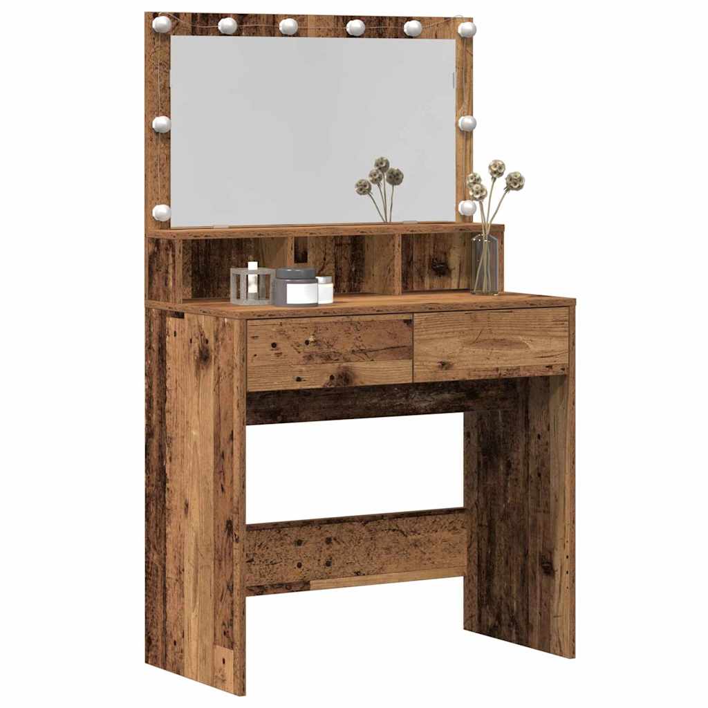 Plafondtafel met lade Oudhout 80 x 41 x 134,5 cm Bewerkt hout is nu te koop bij PeponiXL, paradijselijk wonen!