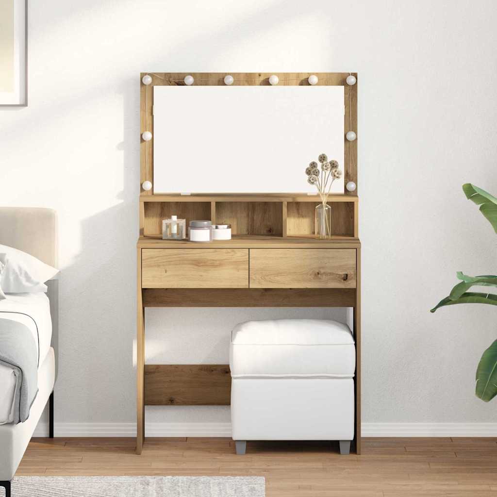 Plafondtafel Artisan Eiken 80 x 41 x 134,5 cm Bewerkt hout is nu te koop bij PeponiXL, paradijselijk wonen!