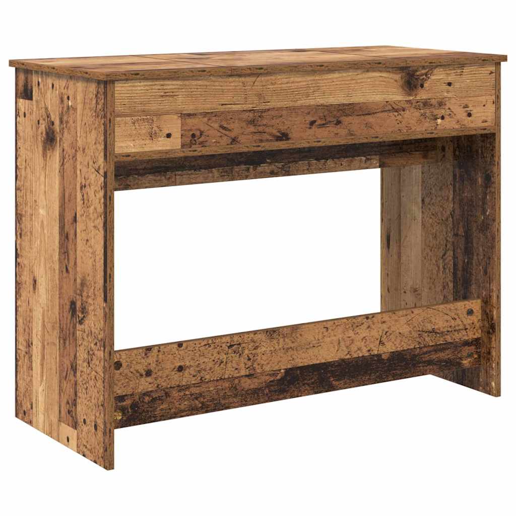 Cosmetische Tafel met lade met opslag Oudhout 100 x 45 x 76 cm is nu te koop bij PeponiXL, paradijselijk wonen!