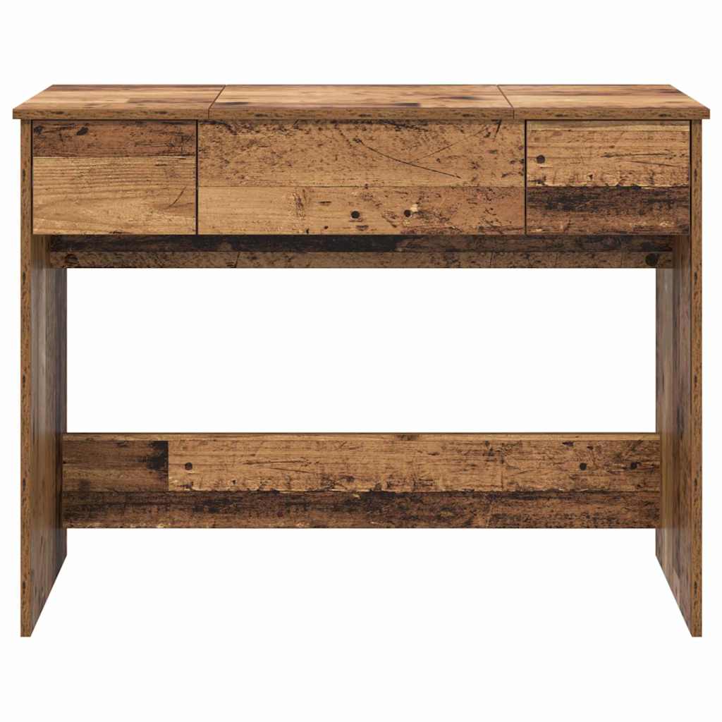 Cosmetische Tafel met lade met opslag Oudhout 100 x 45 x 76 cm is nu te koop bij PeponiXL, paradijselijk wonen!