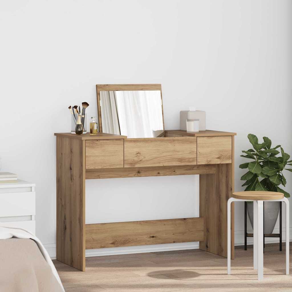 Cosmetische Tafel met lade Artisan Eiken 100 x 45 x 76 cm is nu te koop bij PeponiXL, paradijselijk wonen!