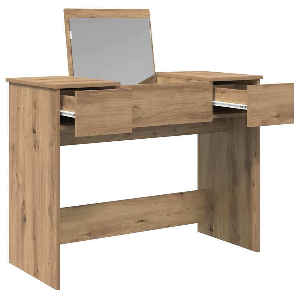 Cosmetische Tafel met lade Artisan Eiken 100 x 45 x 76 cm is nu te koop bij PeponiXL, paradijselijk wonen!