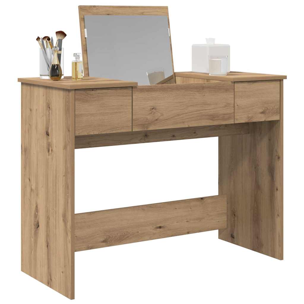 Cosmetische Tafel met lade Artisan Eiken 100 x 45 x 76 cm is nu te koop bij PeponiXL, paradijselijk wonen!