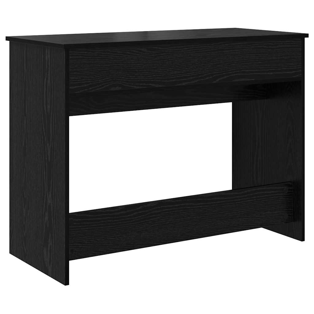 Cosmetische Tafel met lade Zwart Eiken 100 x 45 x 76 cm is nu te koop bij PeponiXL, paradijselijk wonen!