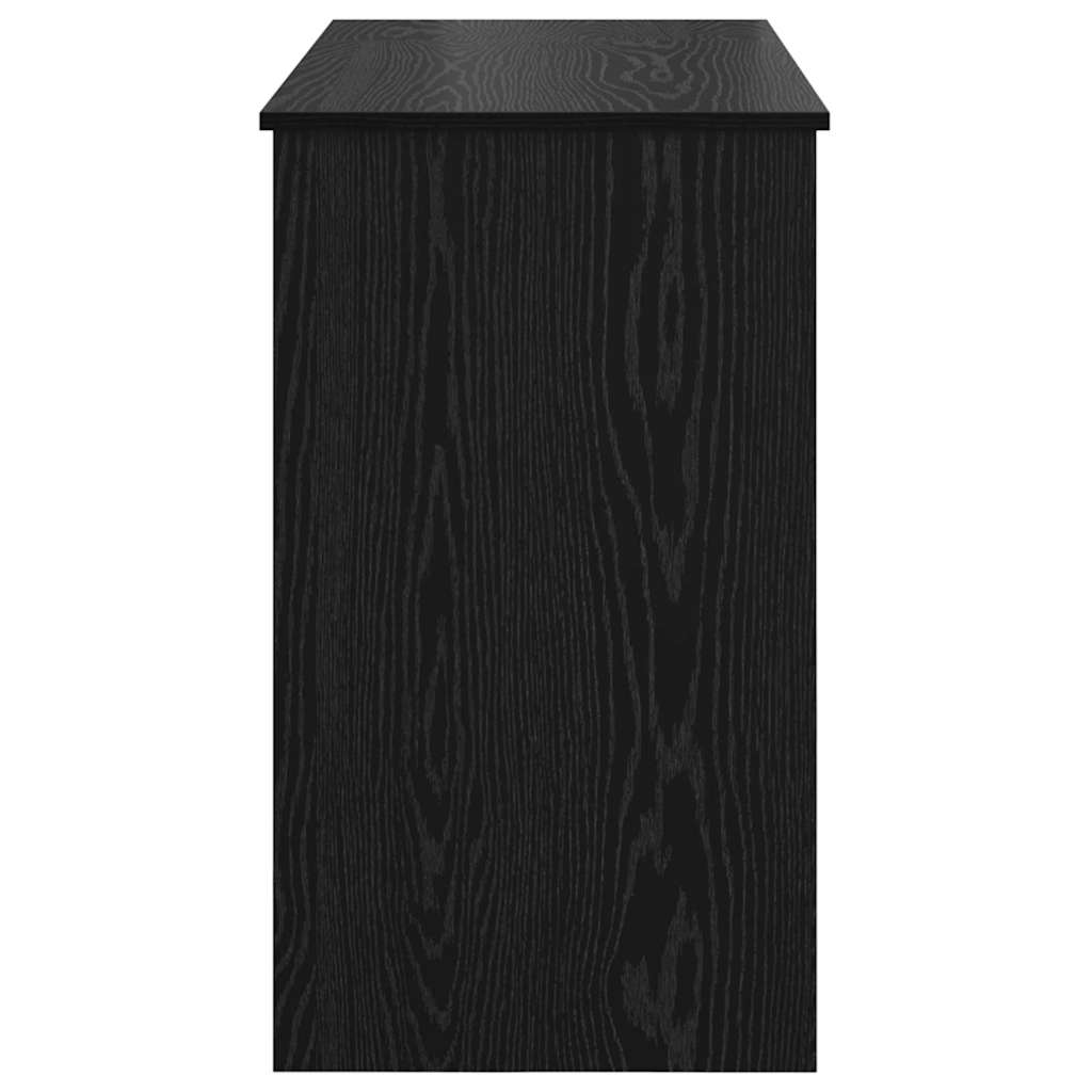 Cosmetische Tafel met lade Zwart Eiken 100 x 45 x 76 cm is nu te koop bij PeponiXL, paradijselijk wonen!