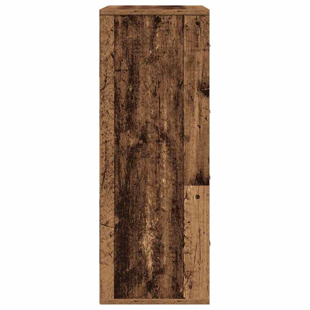 Dressoir met lade Oudhout 60 x 31 x 84 cm Bewerkt hout is nu te koop bij PeponiXL, paradijselijk wonen!