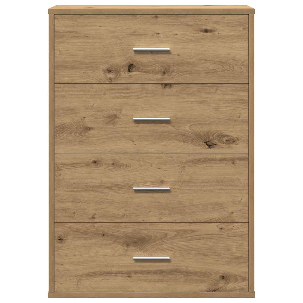 Dressoir met lade Artisan Eiken 60 x 31 x 84 cm Bewerkt hout is nu te koop bij PeponiXL, paradijselijk wonen!