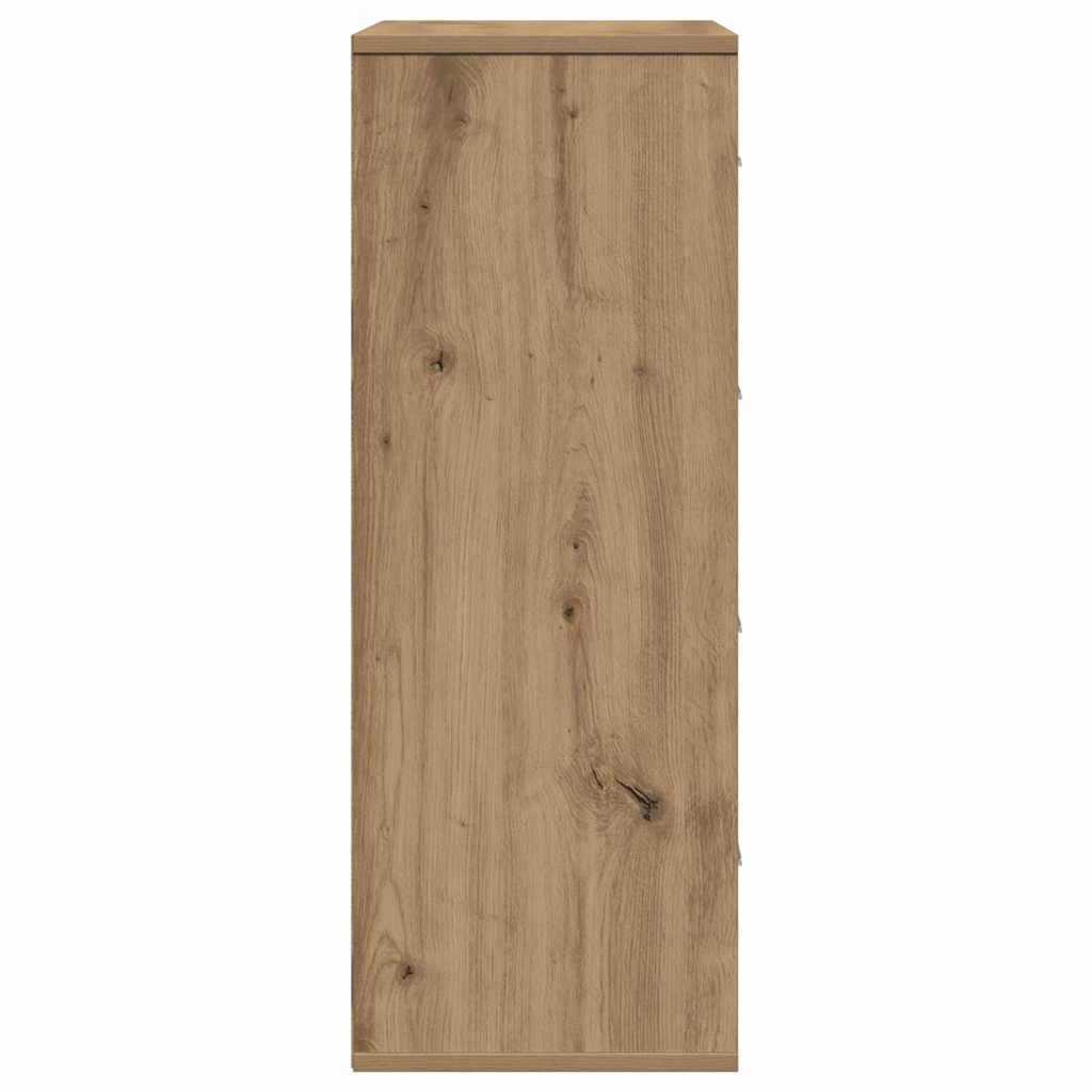 Dressoir met lade Artisan Eiken 60 x 31 x 84 cm Bewerkt hout is nu te koop bij PeponiXL, paradijselijk wonen!