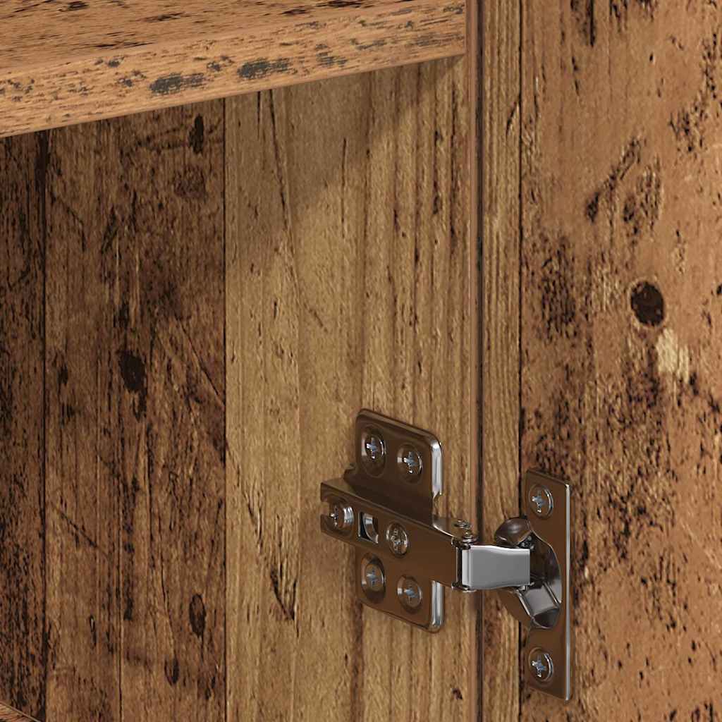 Dressoir met lade Oudhout 78 x 38 x 80 cm Bewerkt hout is nu te koop bij PeponiXL, paradijselijk wonen!
