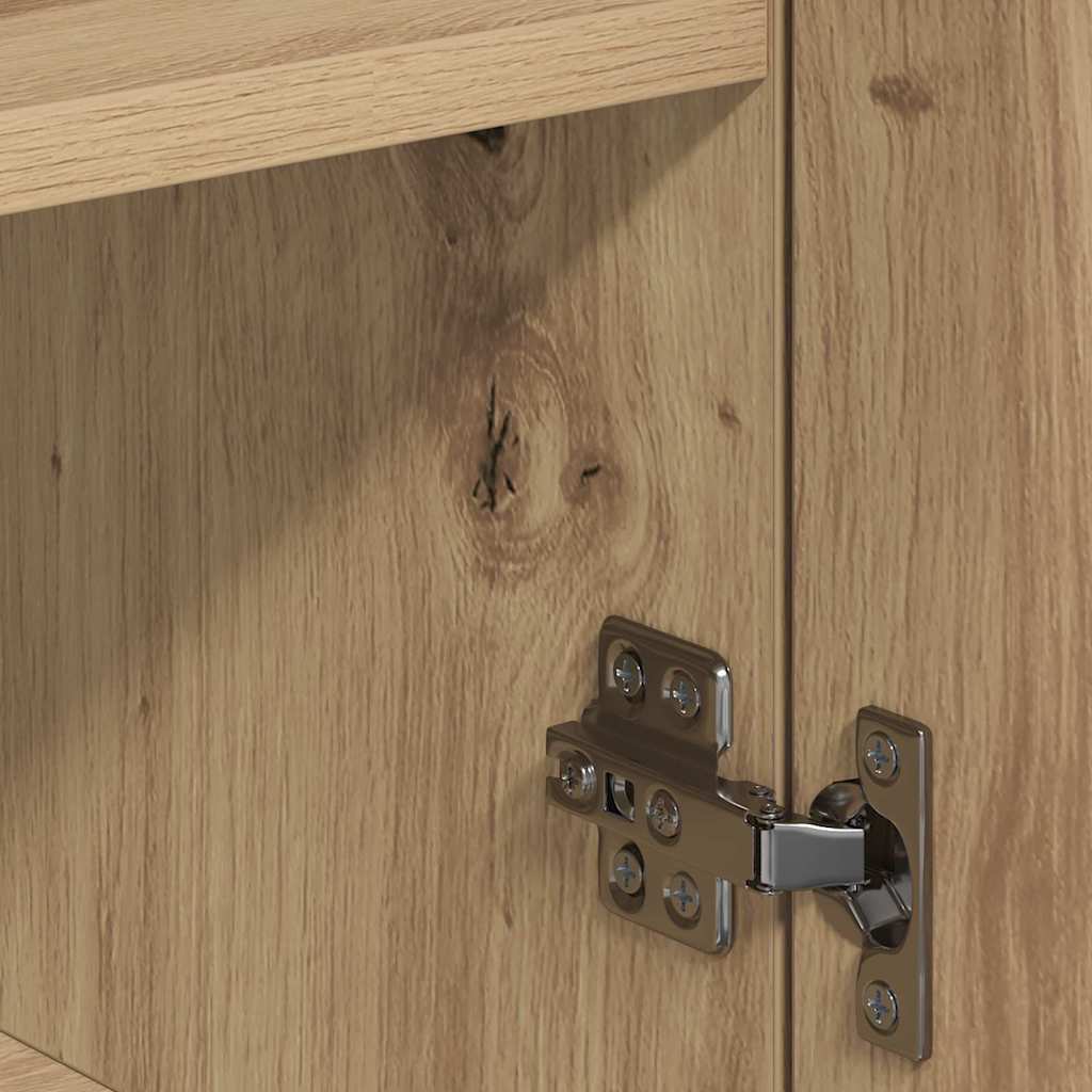 Dressoir met lade Artisan Eiken 78 x 38 x 80 cm Bewerkt hout is nu te koop bij PeponiXL, paradijselijk wonen!
