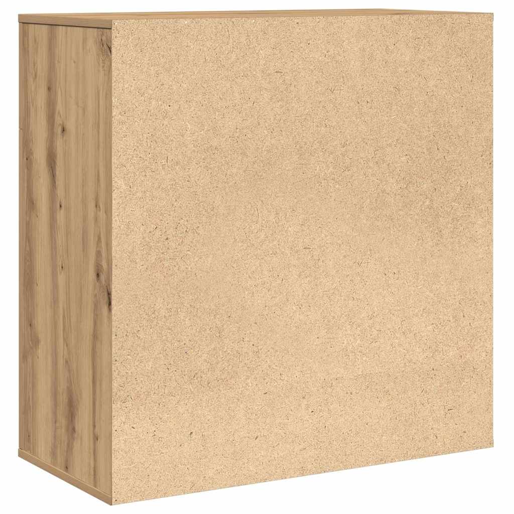 Dressoir met lade Artisan Eiken 78 x 38 x 80 cm Bewerkt hout is nu te koop bij PeponiXL, paradijselijk wonen!