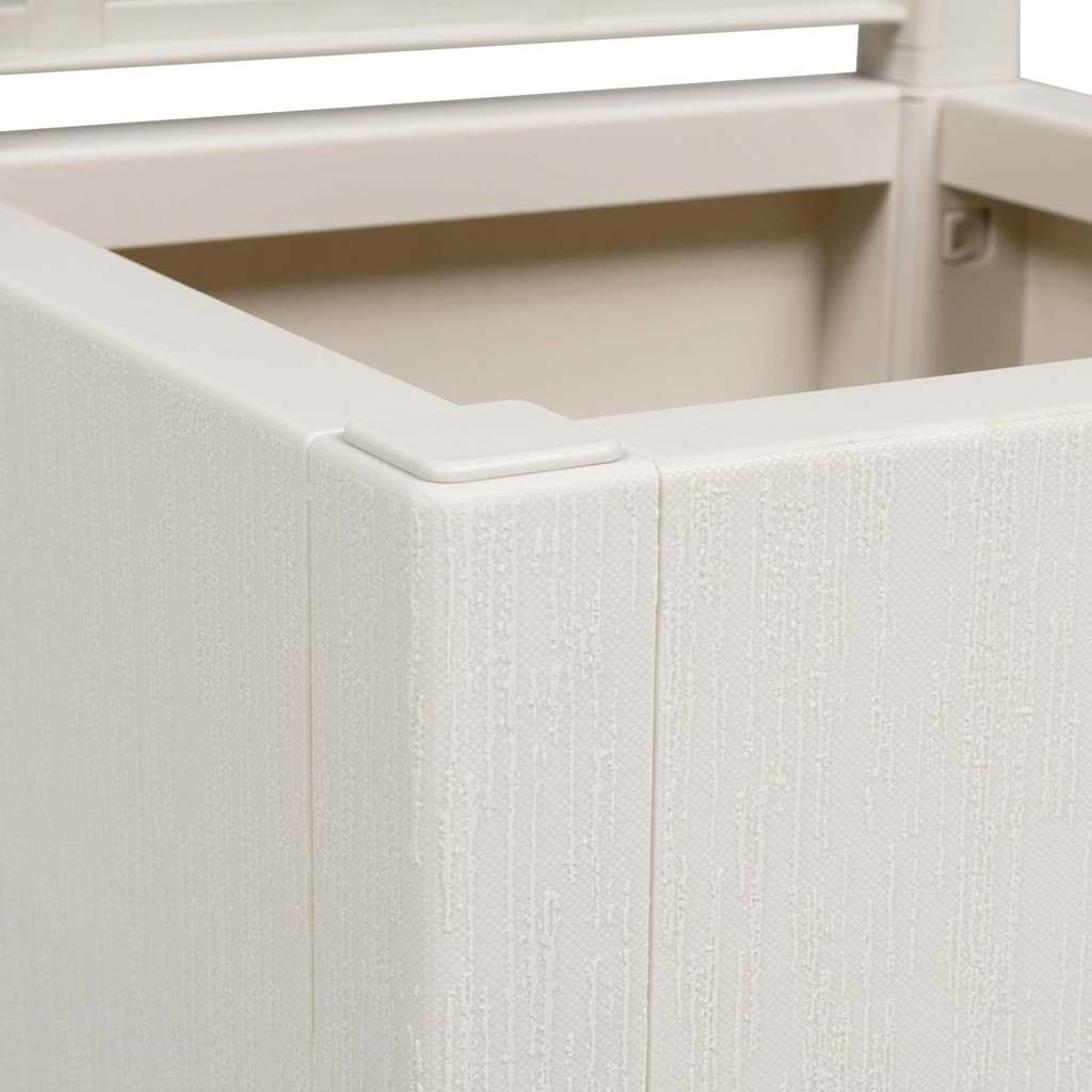 Tuin Bloempot Wit 36 x 36 x 140 cm Polypropyleen is nu te koop bij PeponiXL, paradijselijk wonen!