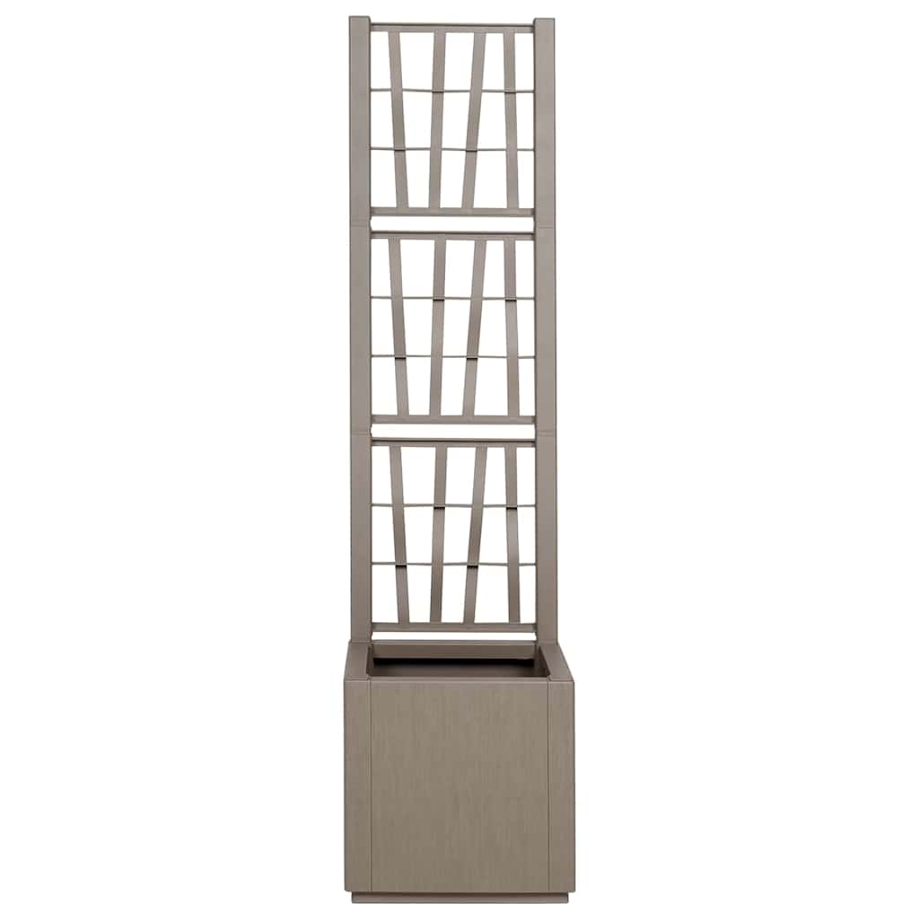 Tuindruppel met Trellis Licht Bruin 36 x 36 x 140 cm PP is nu te koop bij PeponiXL, paradijselijk wonen!