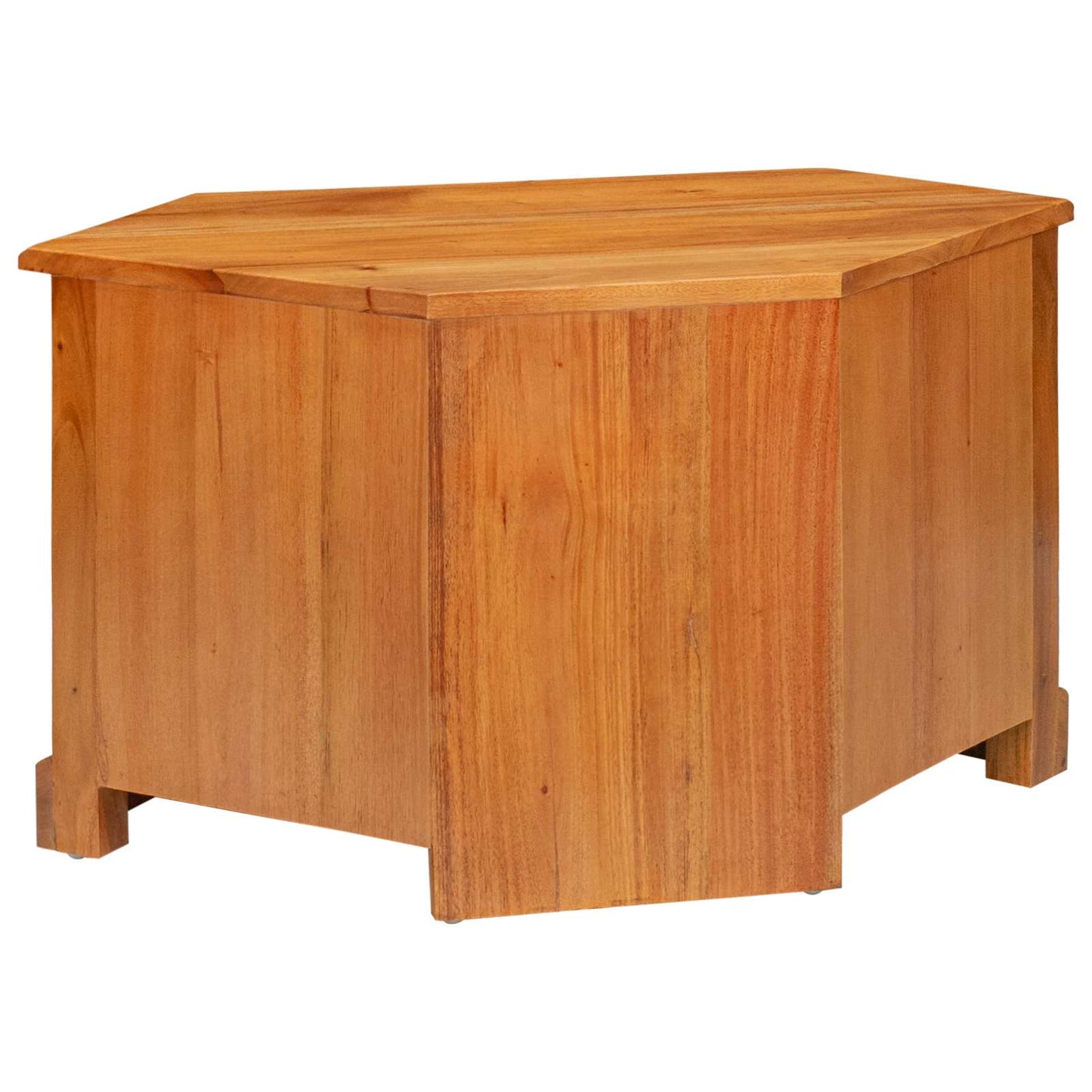 HoekTVKast met lade Naturel 79 x 40 x 46 cm Massief Mahoniehout is nu te koop bij PeponiXL, paradijselijk wonen!