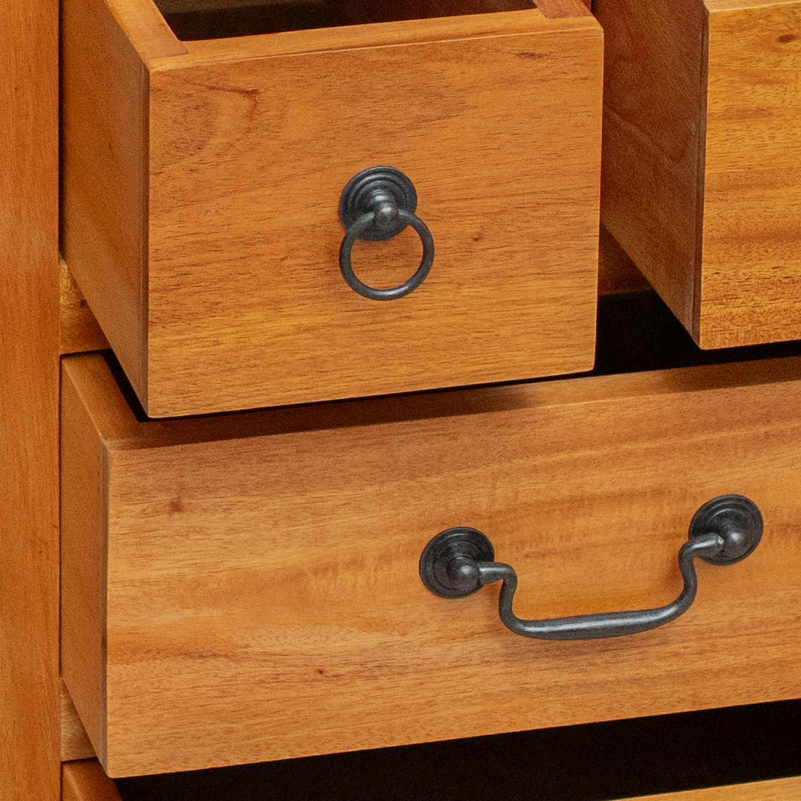 Ladekast Naturel 45 x 35 x 100,5 cm Massief Mahoniehout is nu te koop bij PeponiXL, paradijselijk wonen!